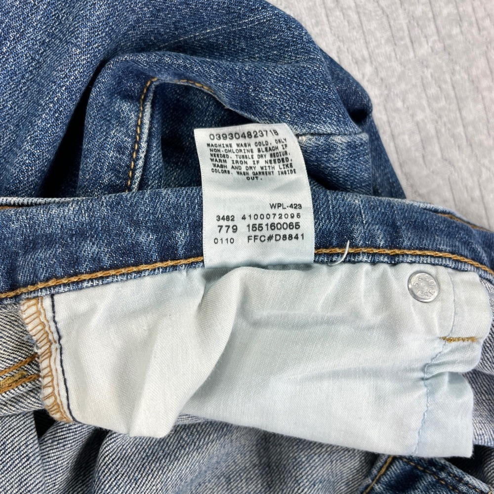 Levi's 515 Boot Cut Jeans Women 16/36X30 Medium Wash Blue Flap Pocket high-rise - Picture 5 of 16
